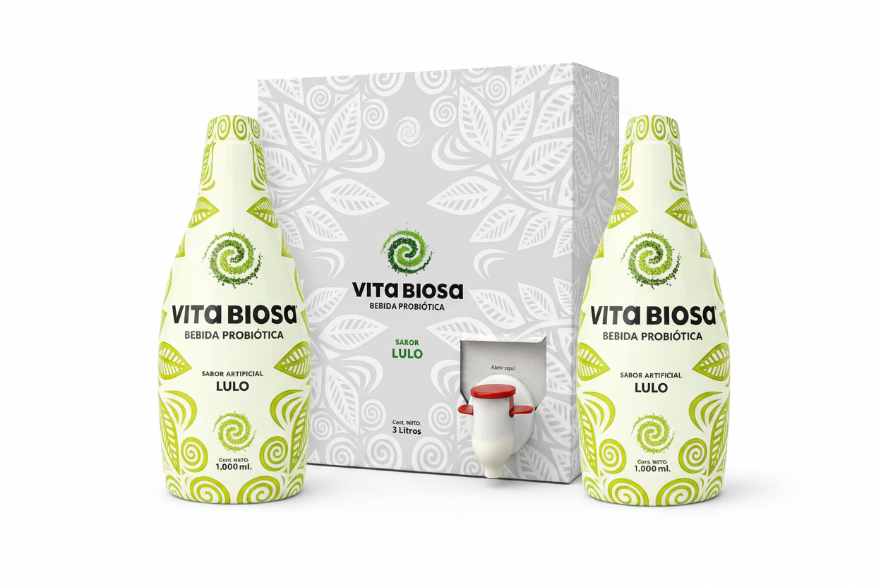 Vita Biosa Lulo | Probiótico Natural 500ml, 1L y 3L