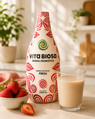 Vita Biosa Fresa 1L | Probiótico Líquido para Bienestar Digestivo