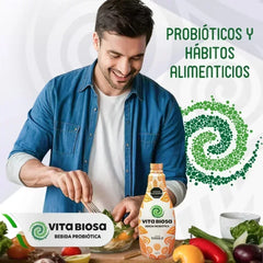 Bebida Probiótica Vita Biosa sabor Natural 500 ml