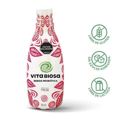 Bebida Probiótica Vita Biosa sabor Fresa 500 ml