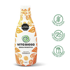 Bebida Probiótica Vita Biosa sabor Naranja 500 ml