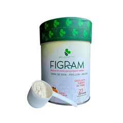 FIGRAM Fibra de Soya Prebiótica 400g – Suplemento para el tránsito intestinal y salud digestiva
