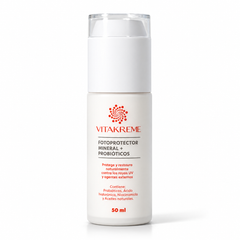 Fotoprotector mineral con probióticos