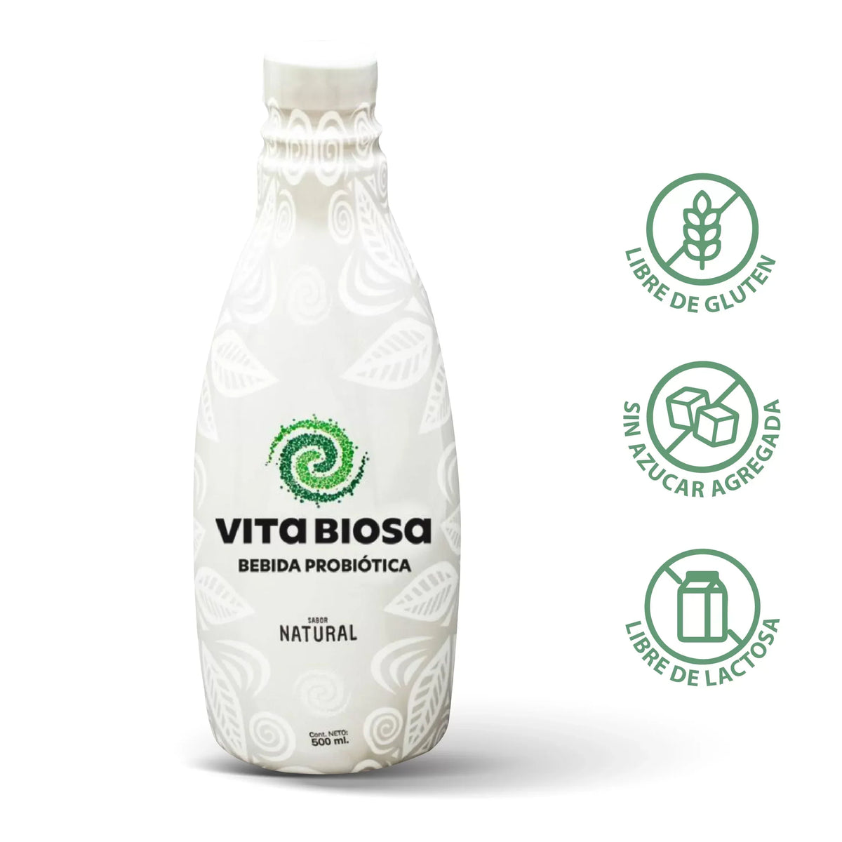 Bebida Probiótica Vita Biosa sabor Natural  500 ml
