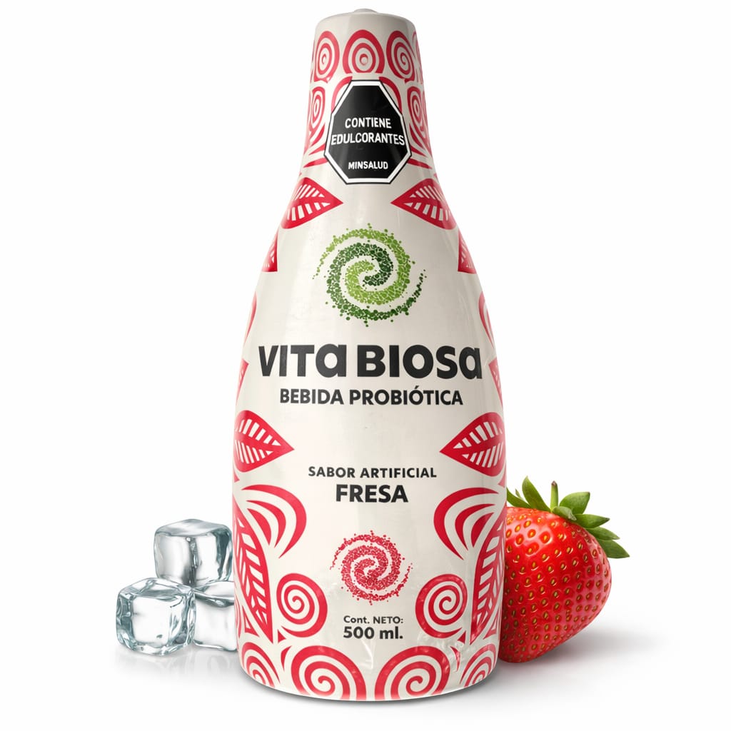 Probiótico Vita Biosa Fresa 500 ml
